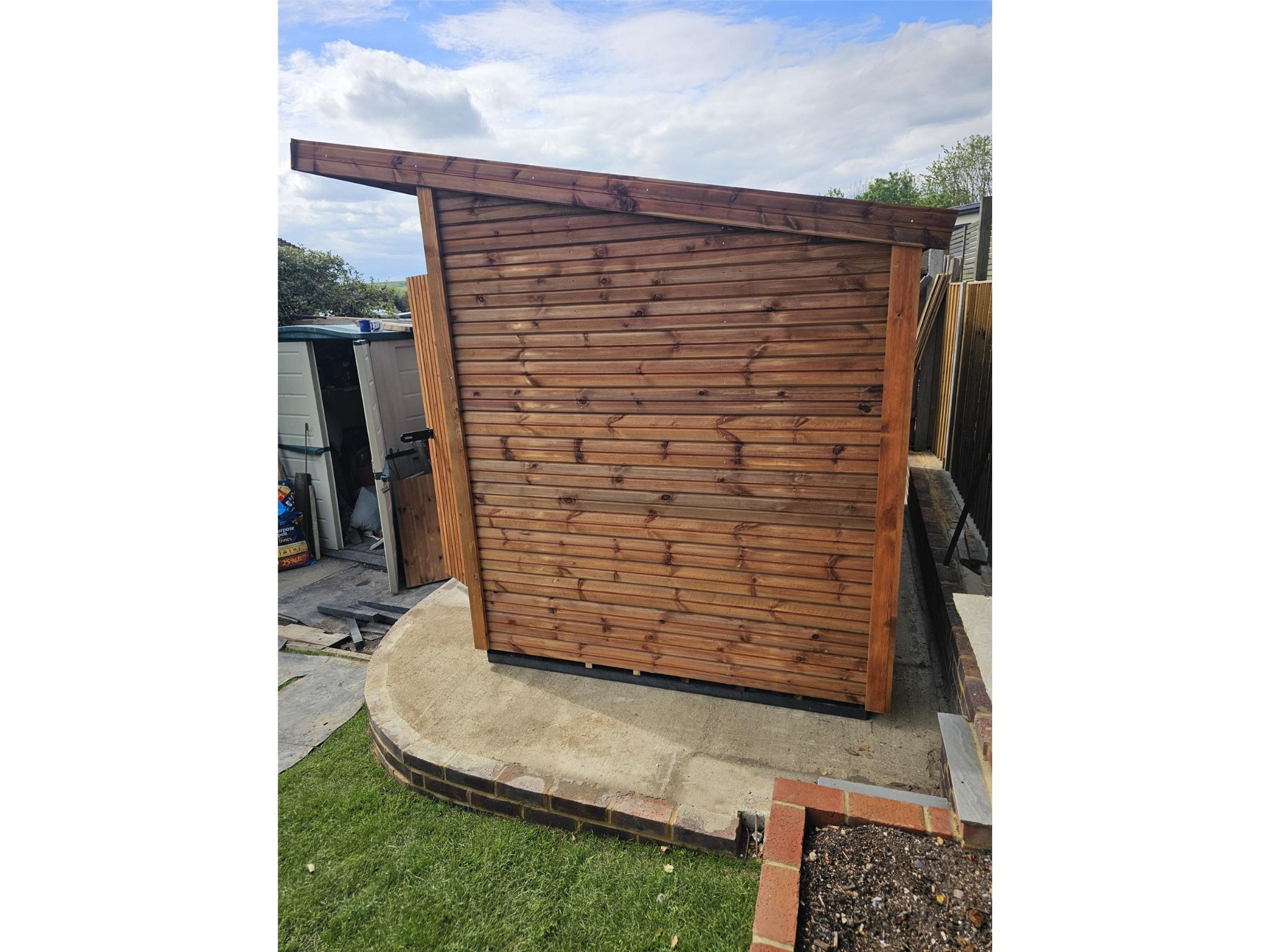 Exterior view of the 10x6 Pent B Beast shed