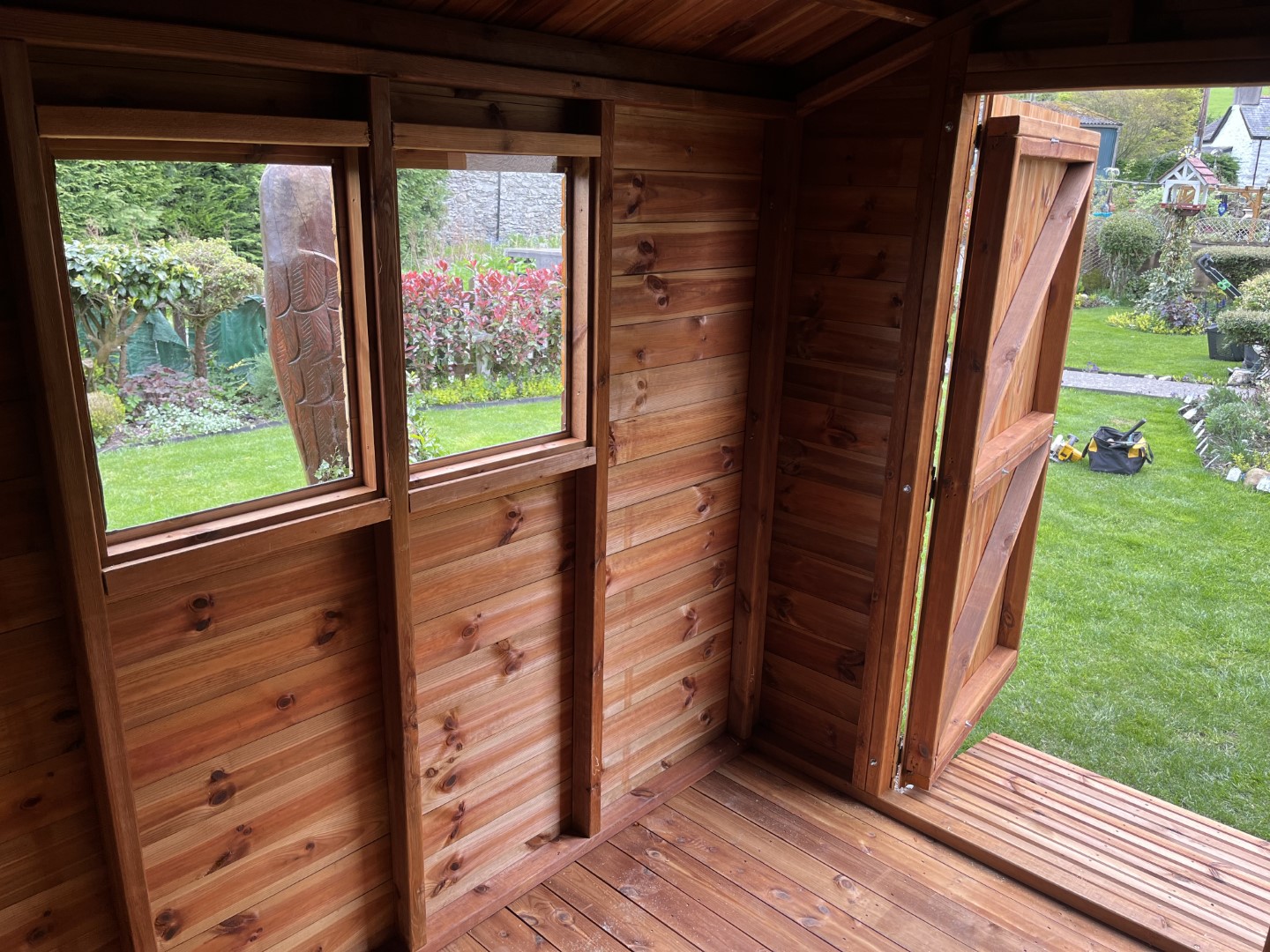 Alternative interior angle of the 8 by 6 Beast shed