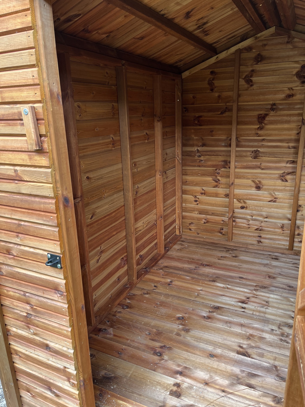 Interior view of the Leicester Beast shed
