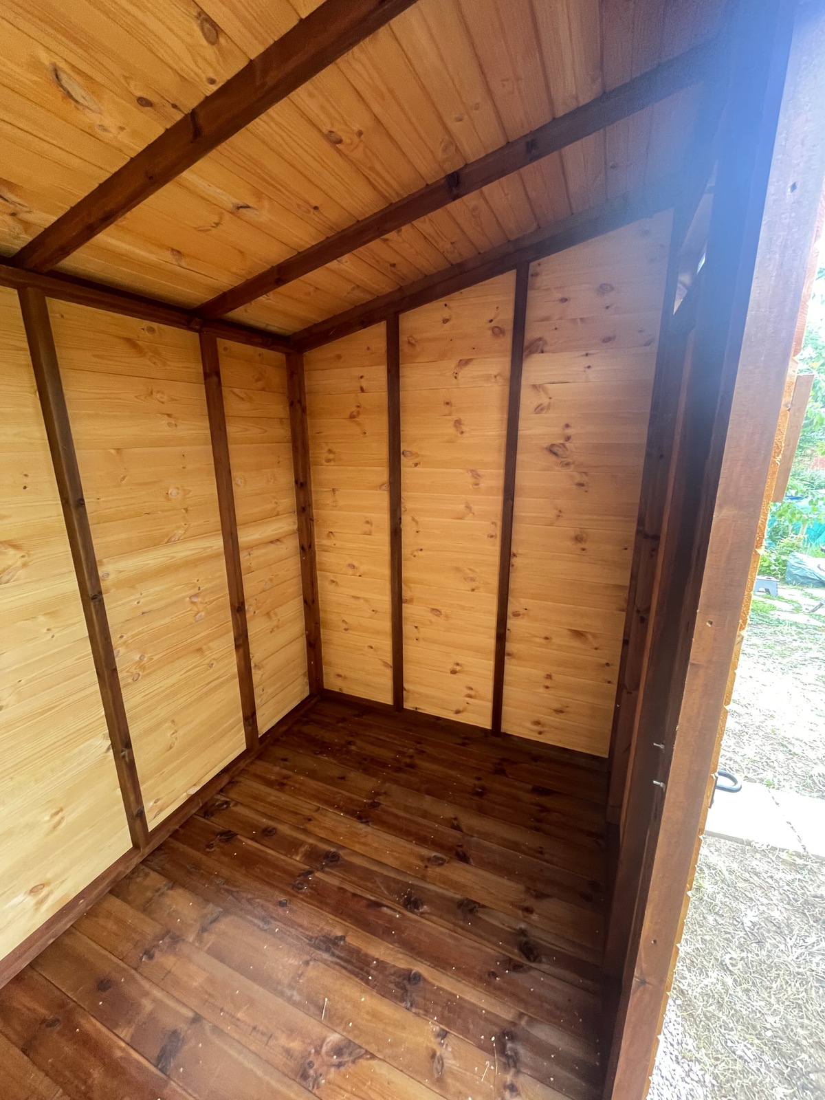 Interior view of the Nottingham Classic Security shed