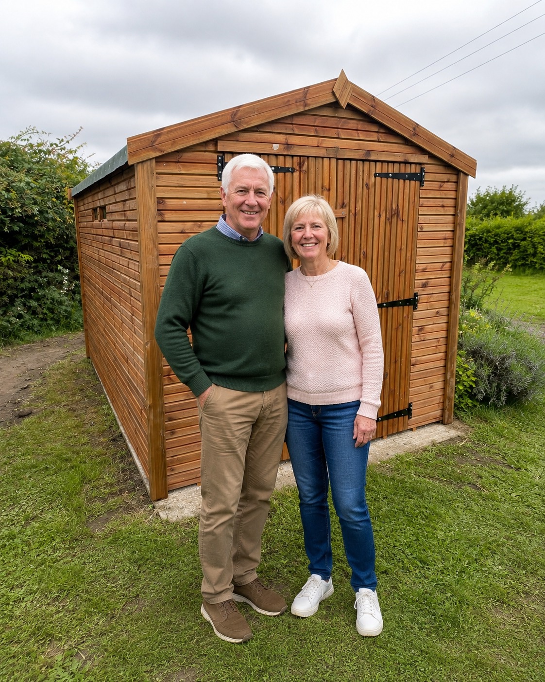 Sheffield customers who chose a 12 by 8 Apex Beast shed