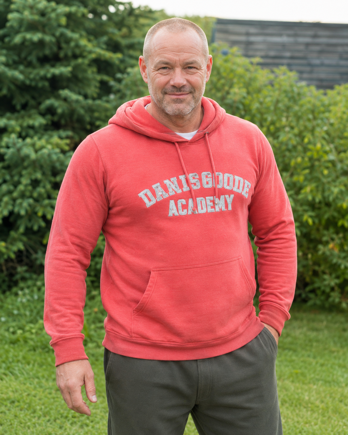 Portrait of the Solihull Tanalised shed customer