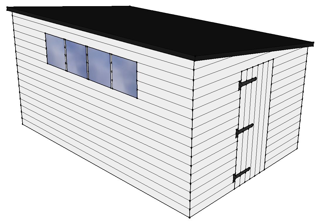 12x8 Pent D layout diagram