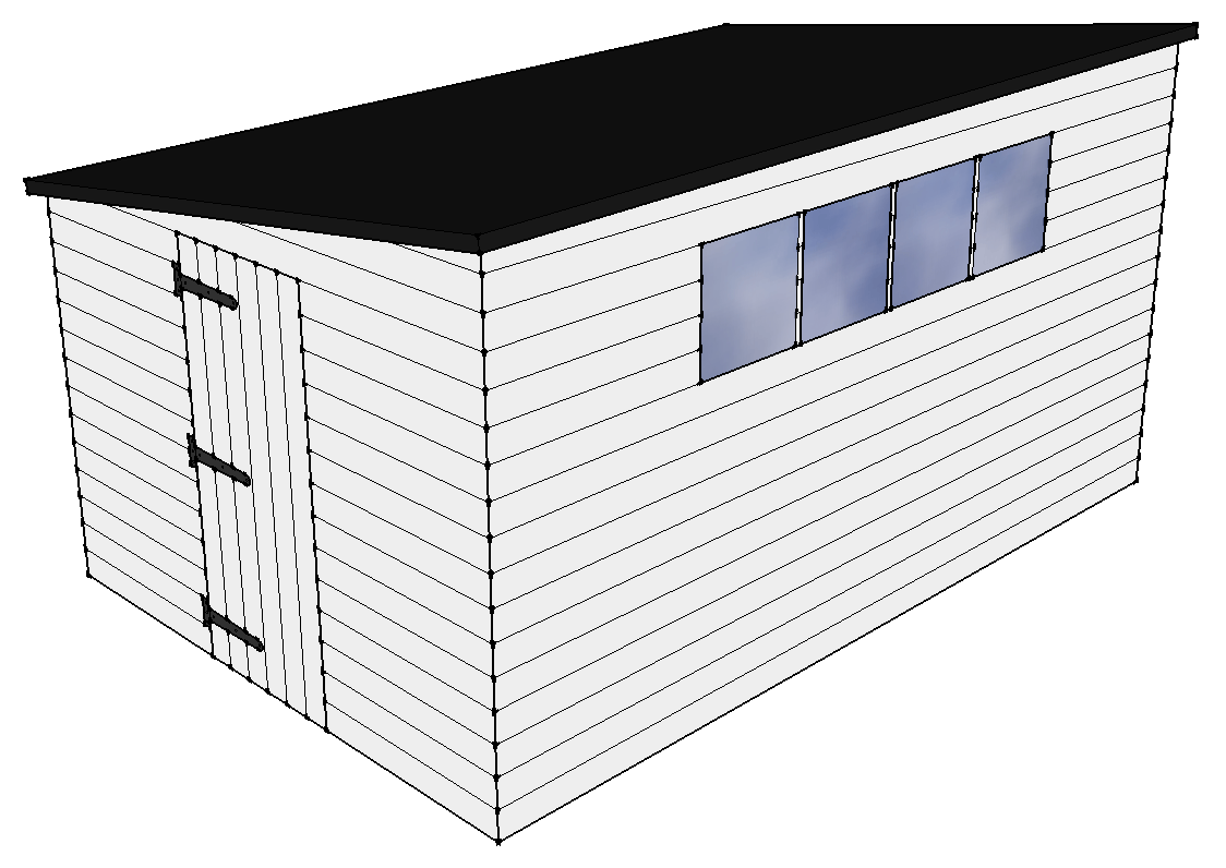 12x8 Pent E layout diagram