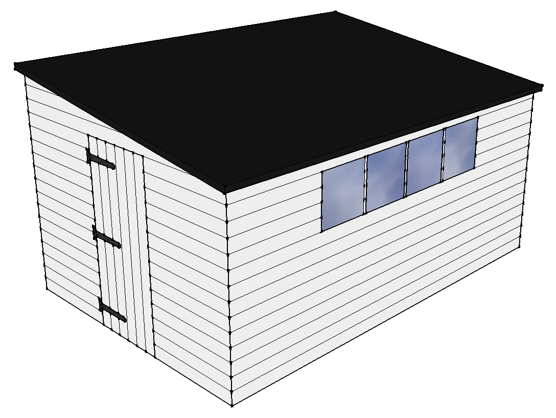 12x8 Pent G layout diagram