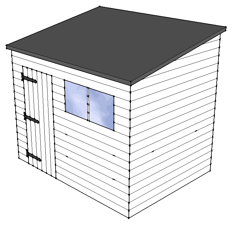 8x6 Pent H layout diagram
