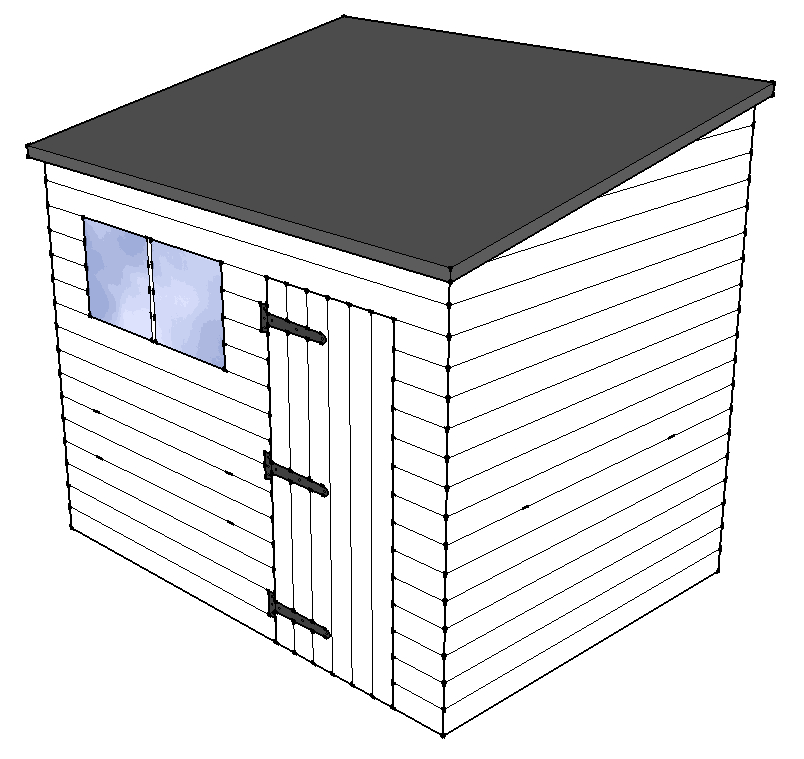 8x6 Pent I layout diagram