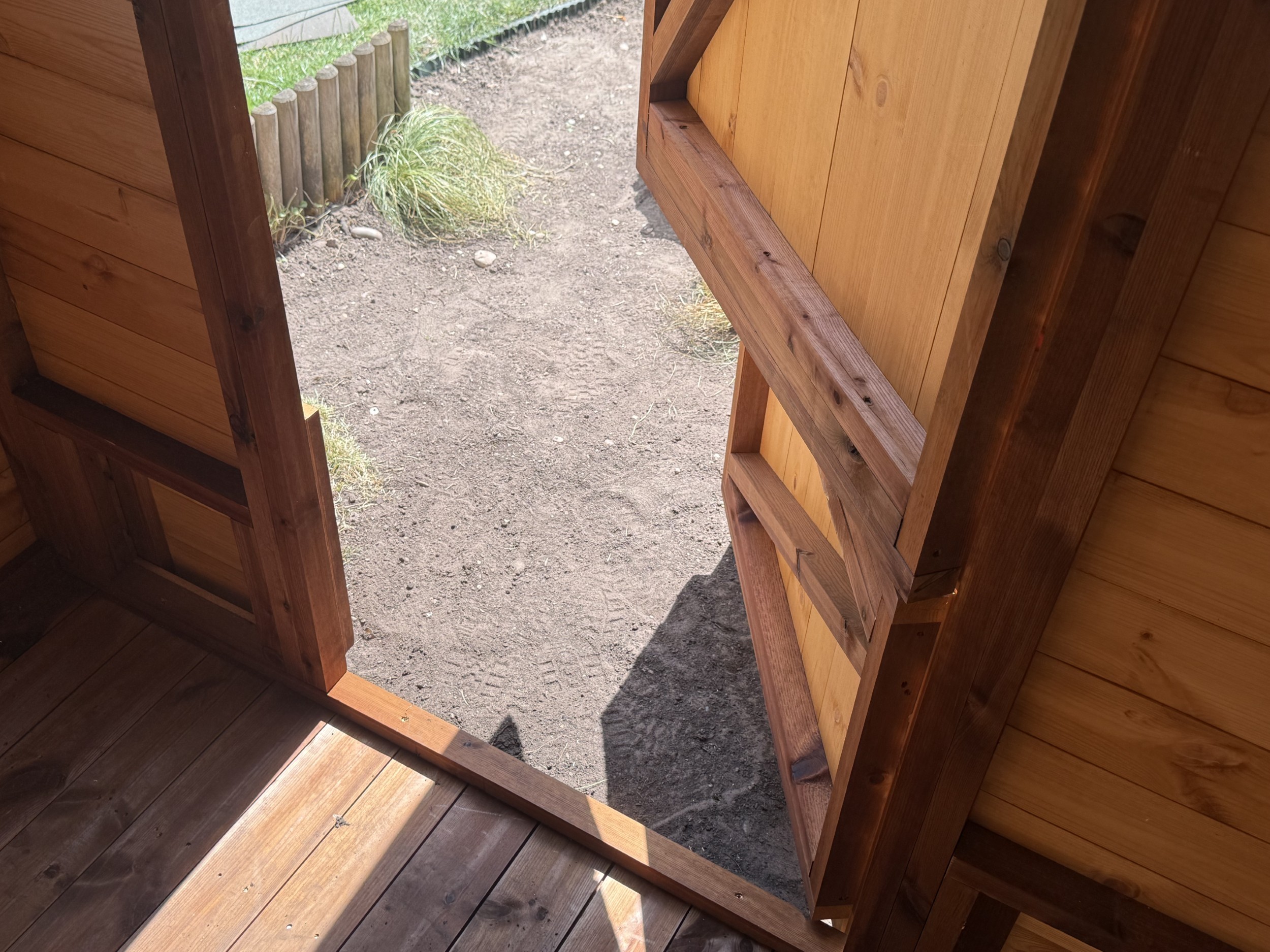 Bespoke timber animal shelter