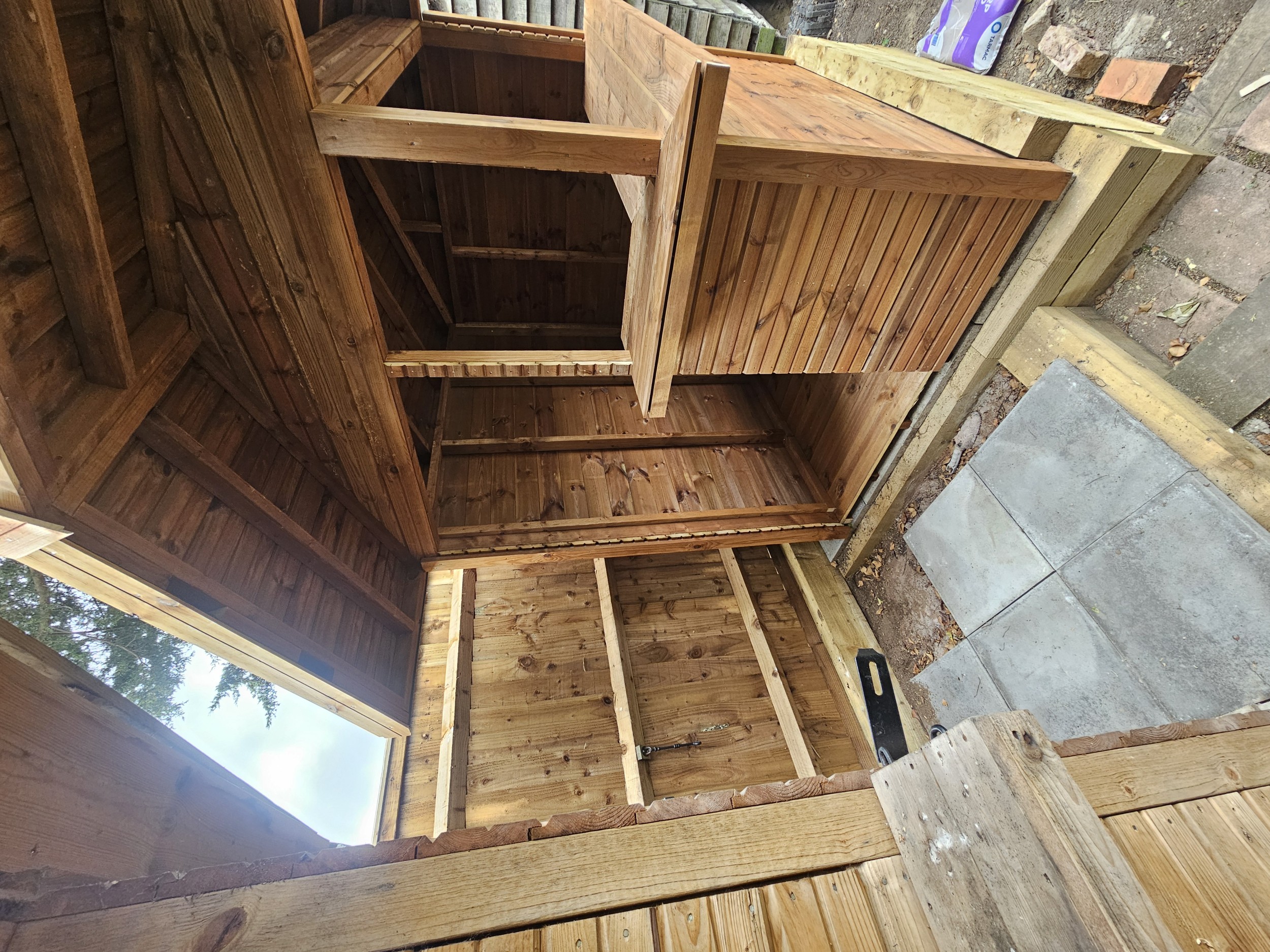 Bespoke 6x5 timber garden bar