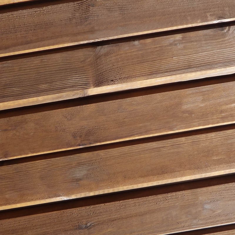 Close-up of heavy-duty Beast rebated shiplap cladding