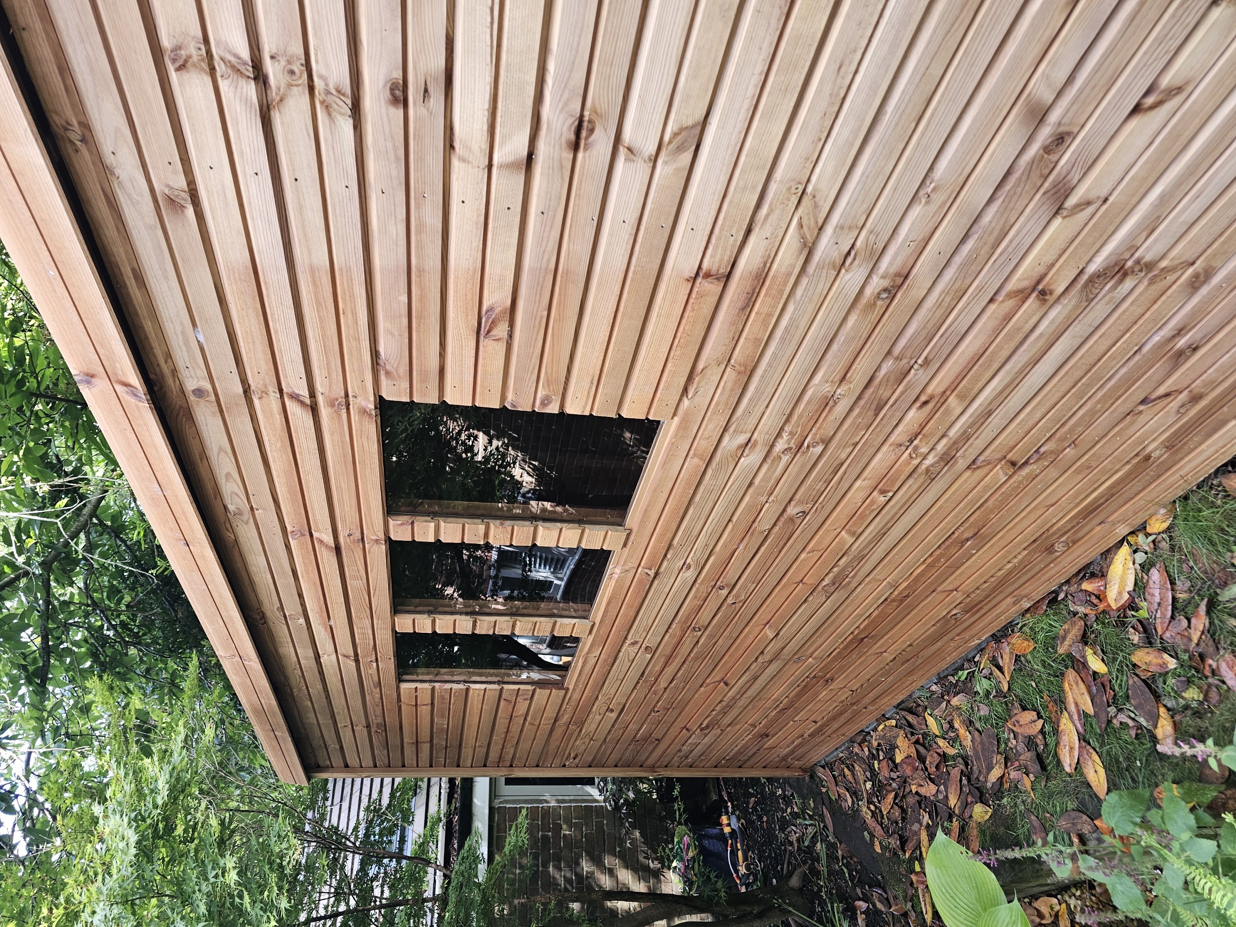 Beast cladding with window opening