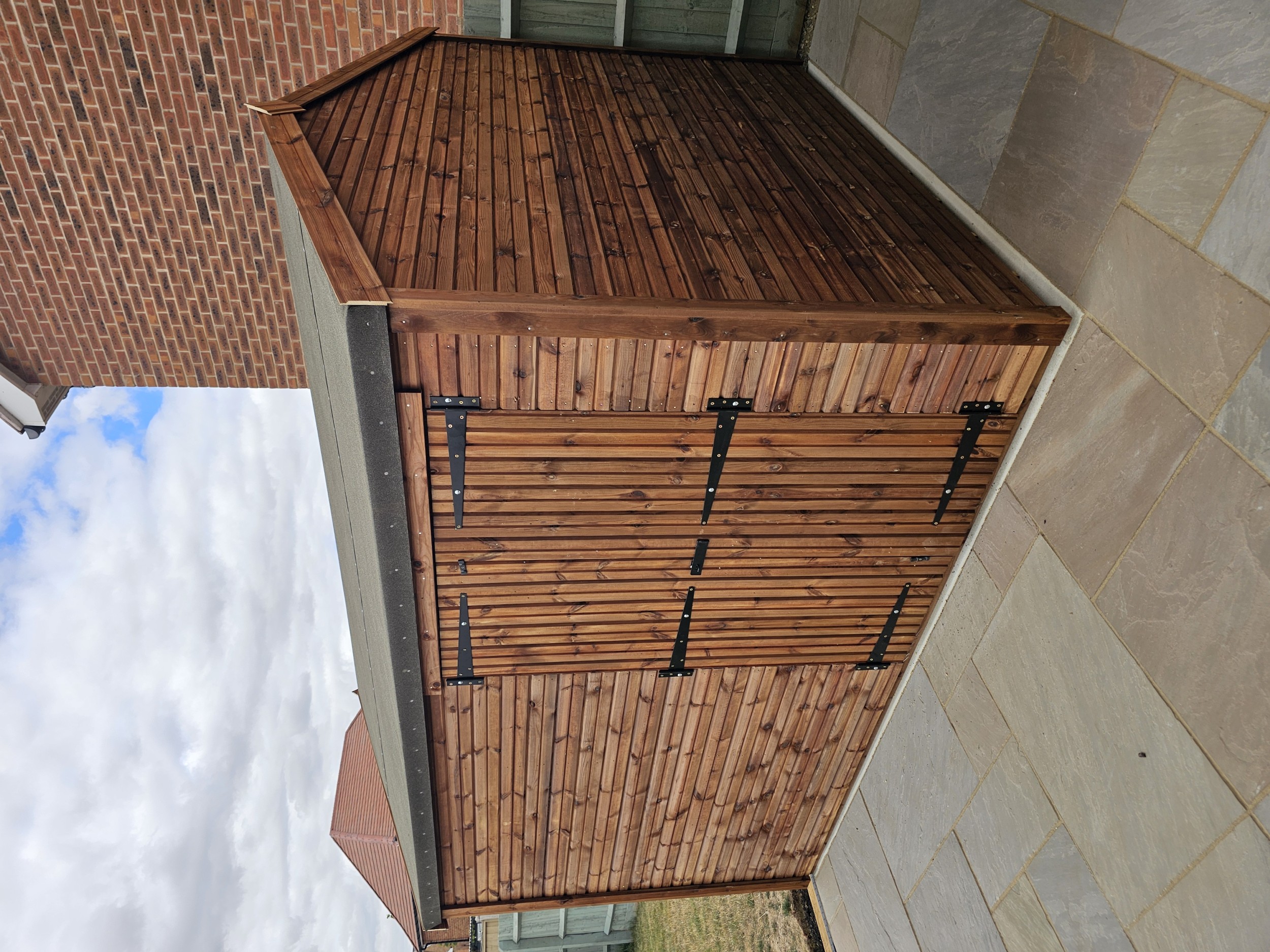 4ft double Beast shed doors