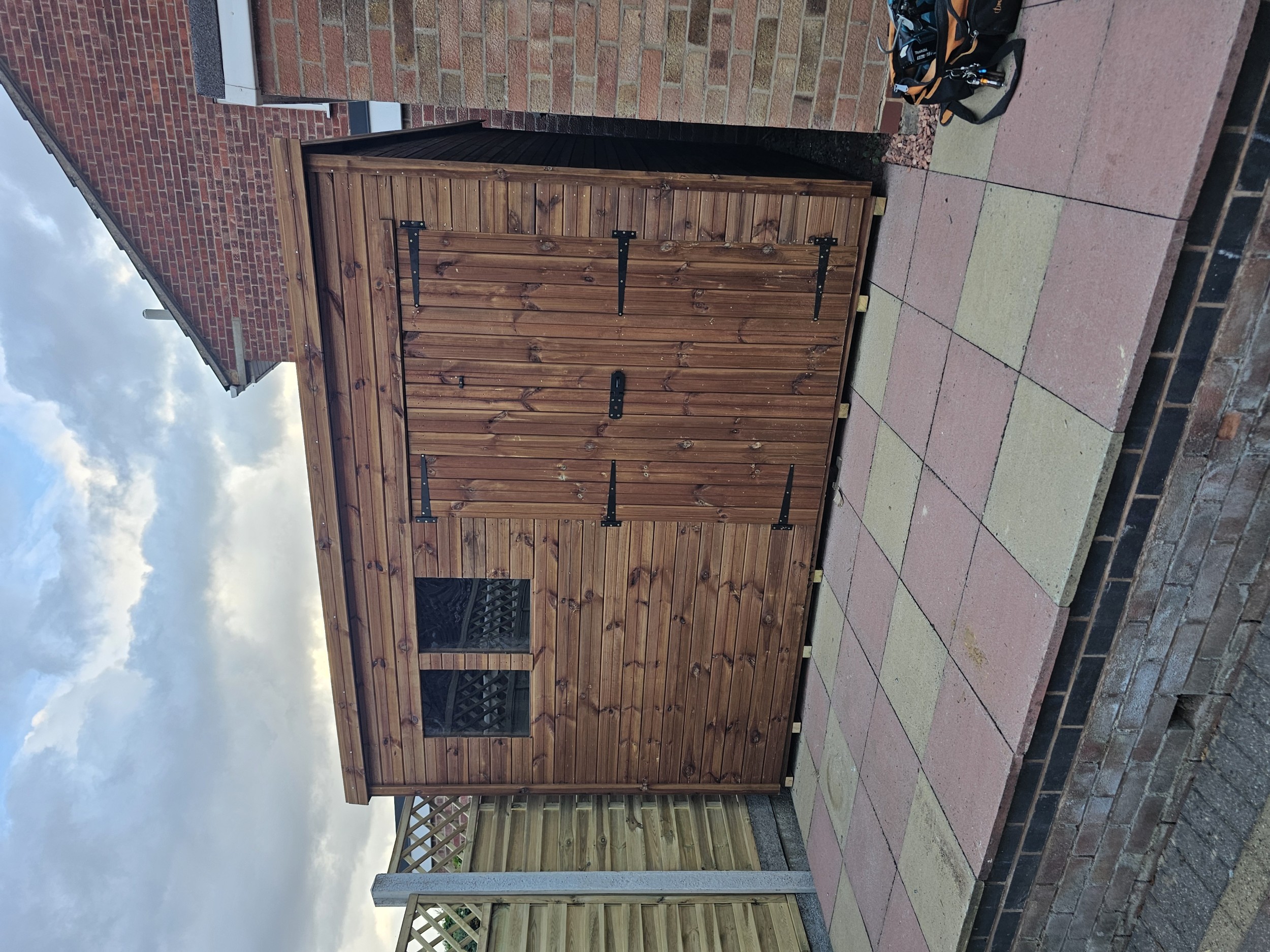 4ft Tanalised double door
