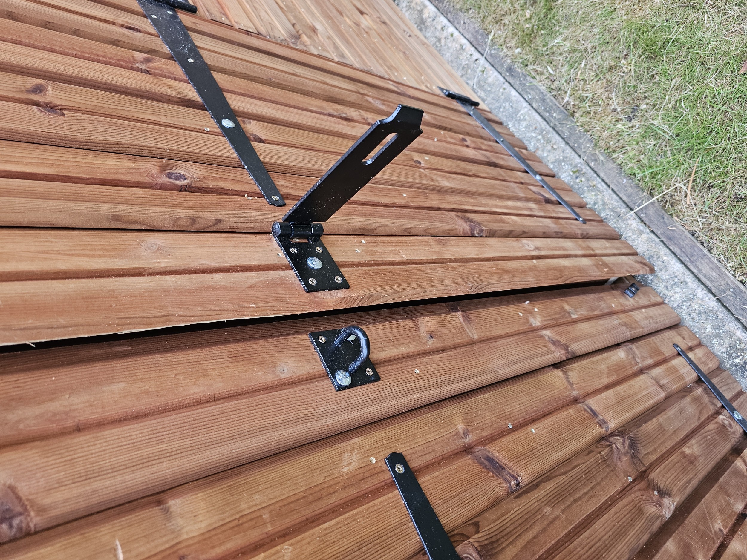 Beast door hasp and lock