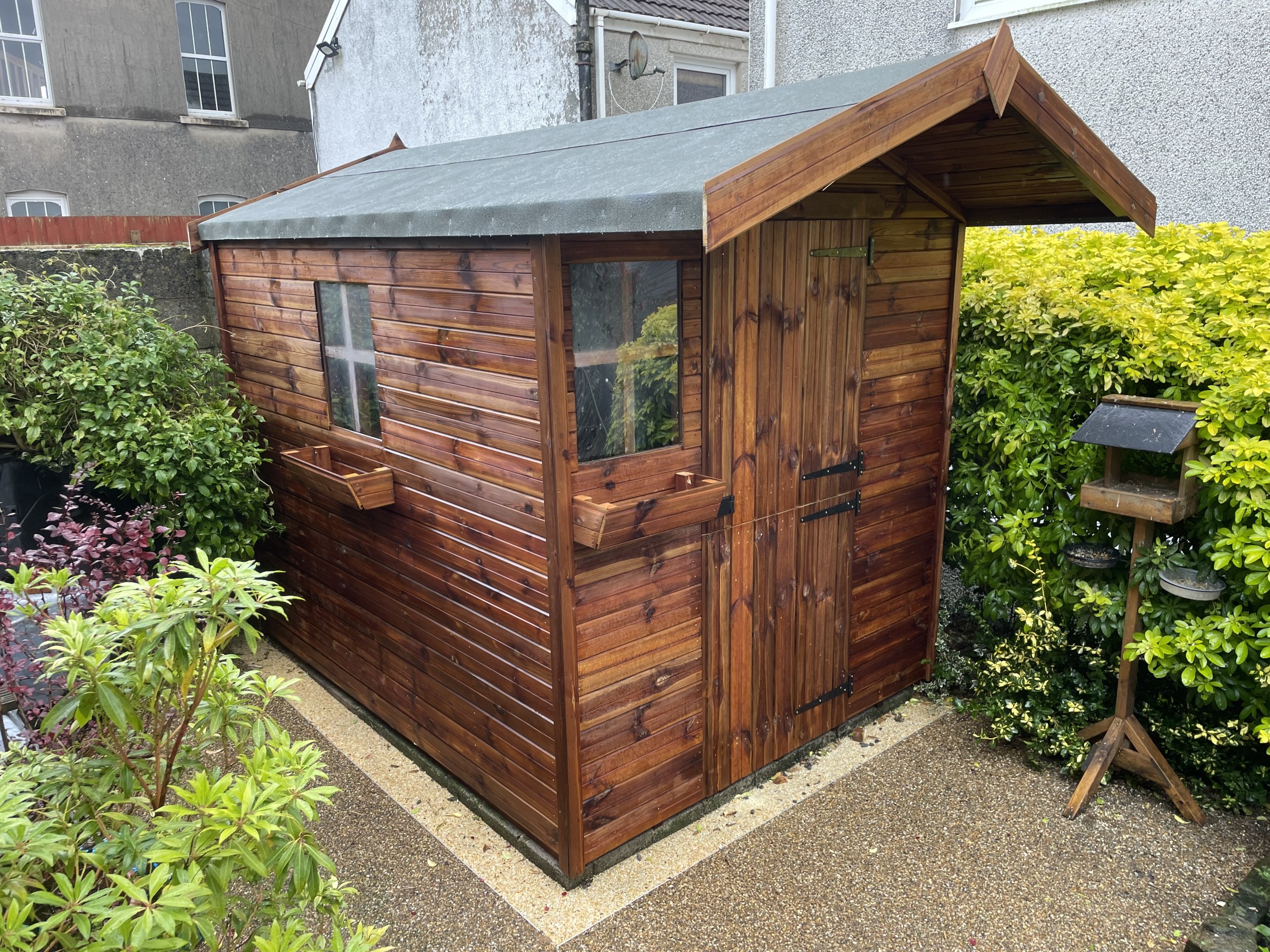 Stable-style shed door
