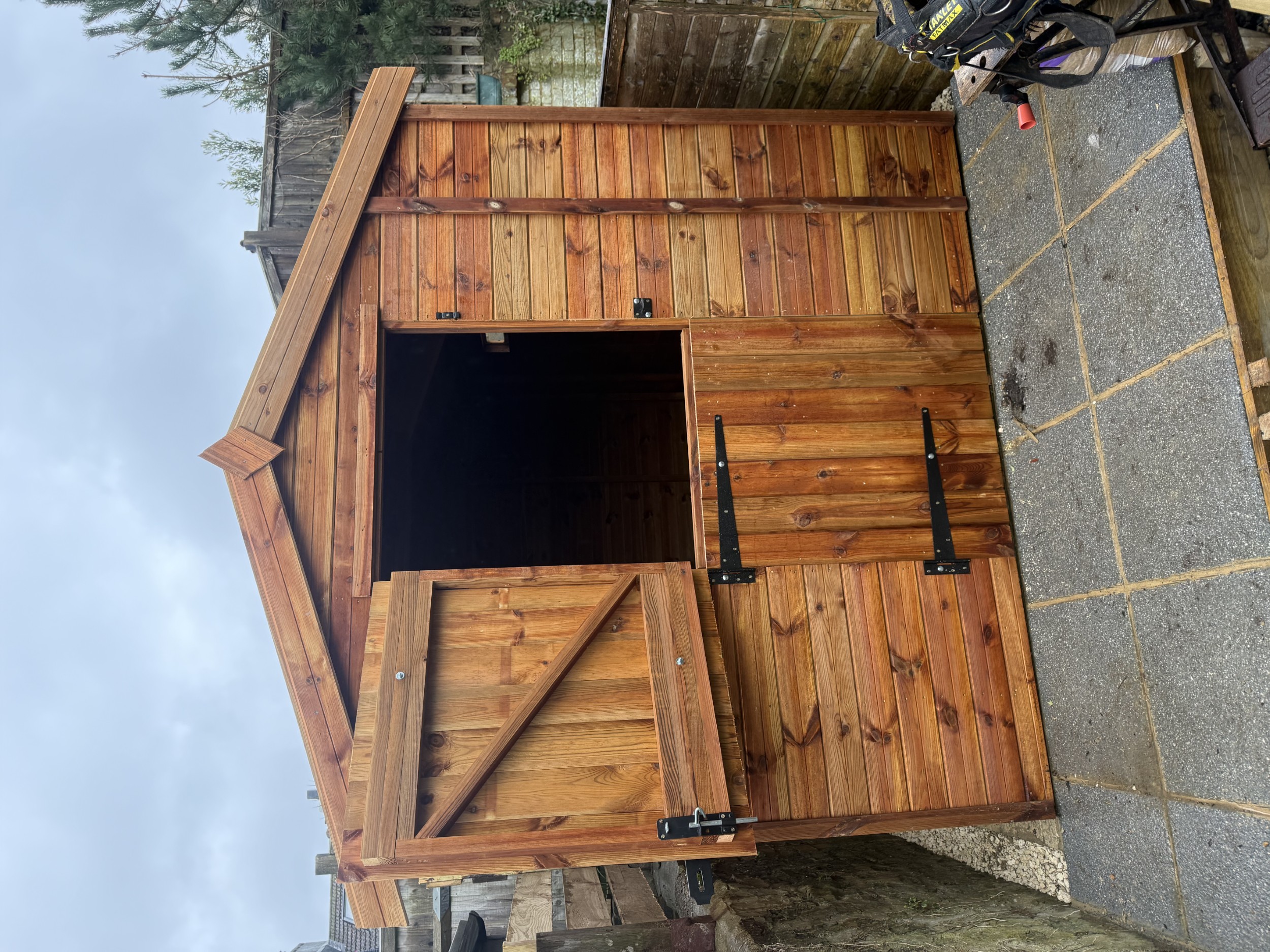 Stable-style shed door