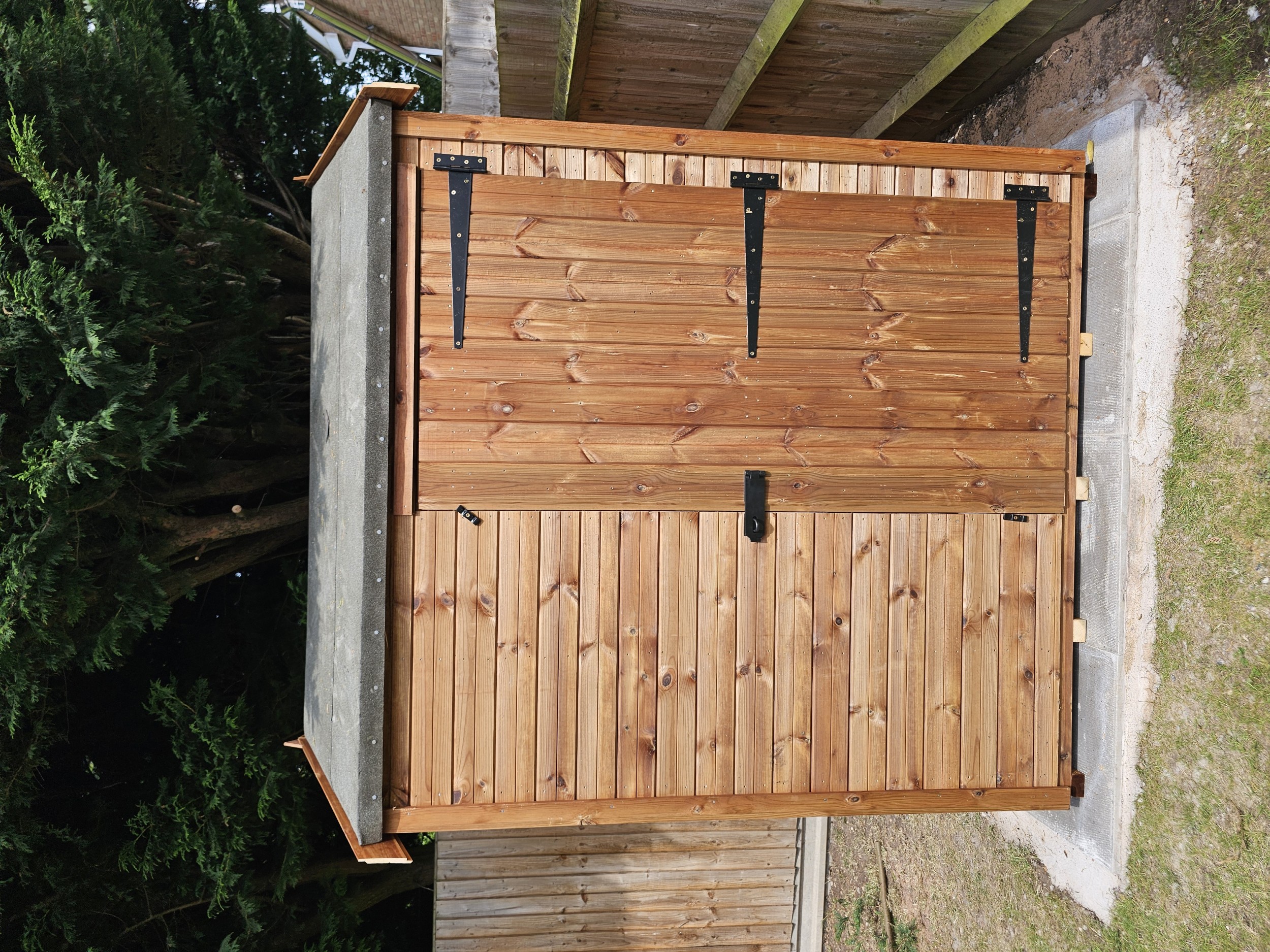 Wide 3ft tanalised shed door
