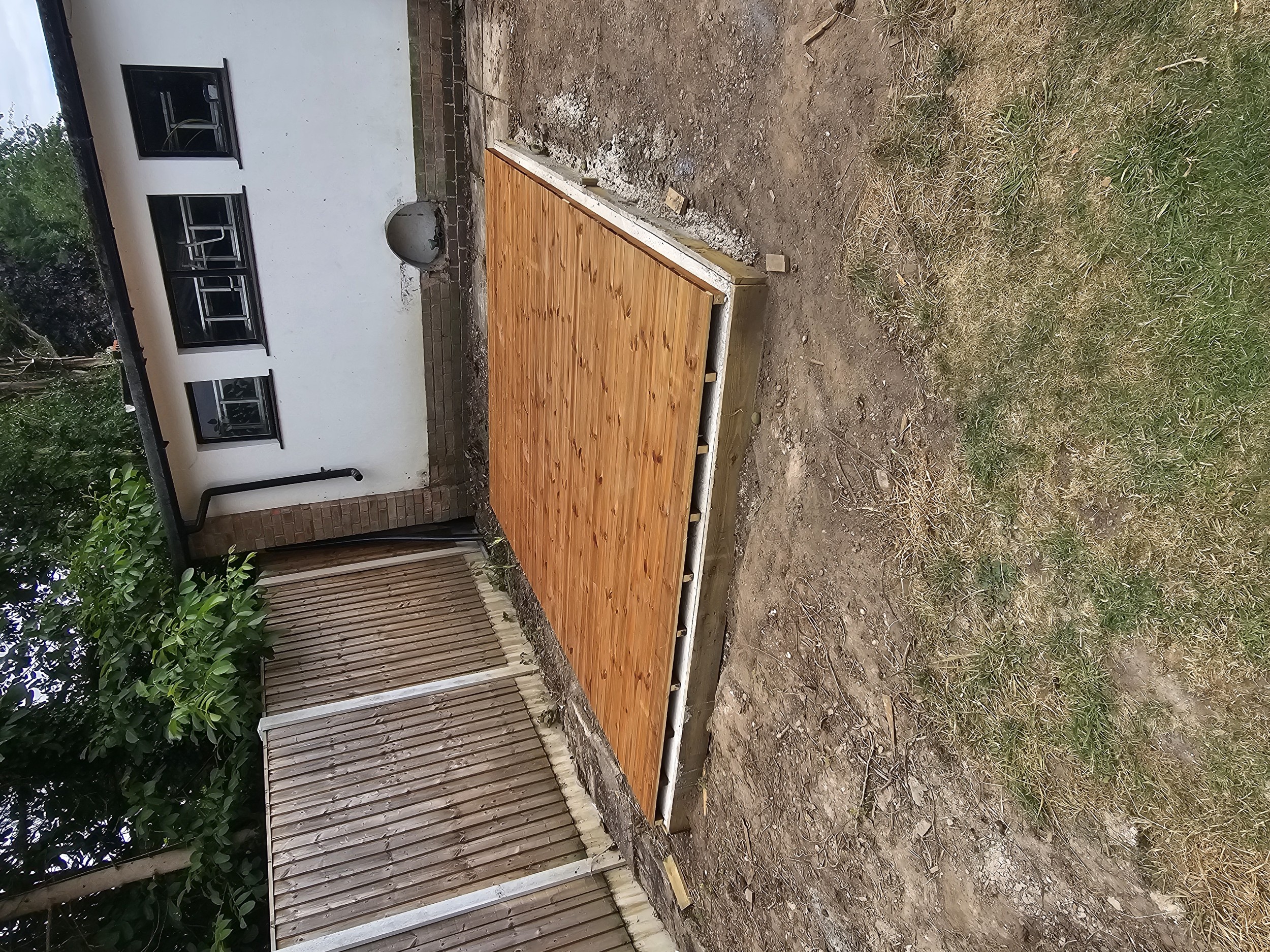 Tanalised shed floor boards