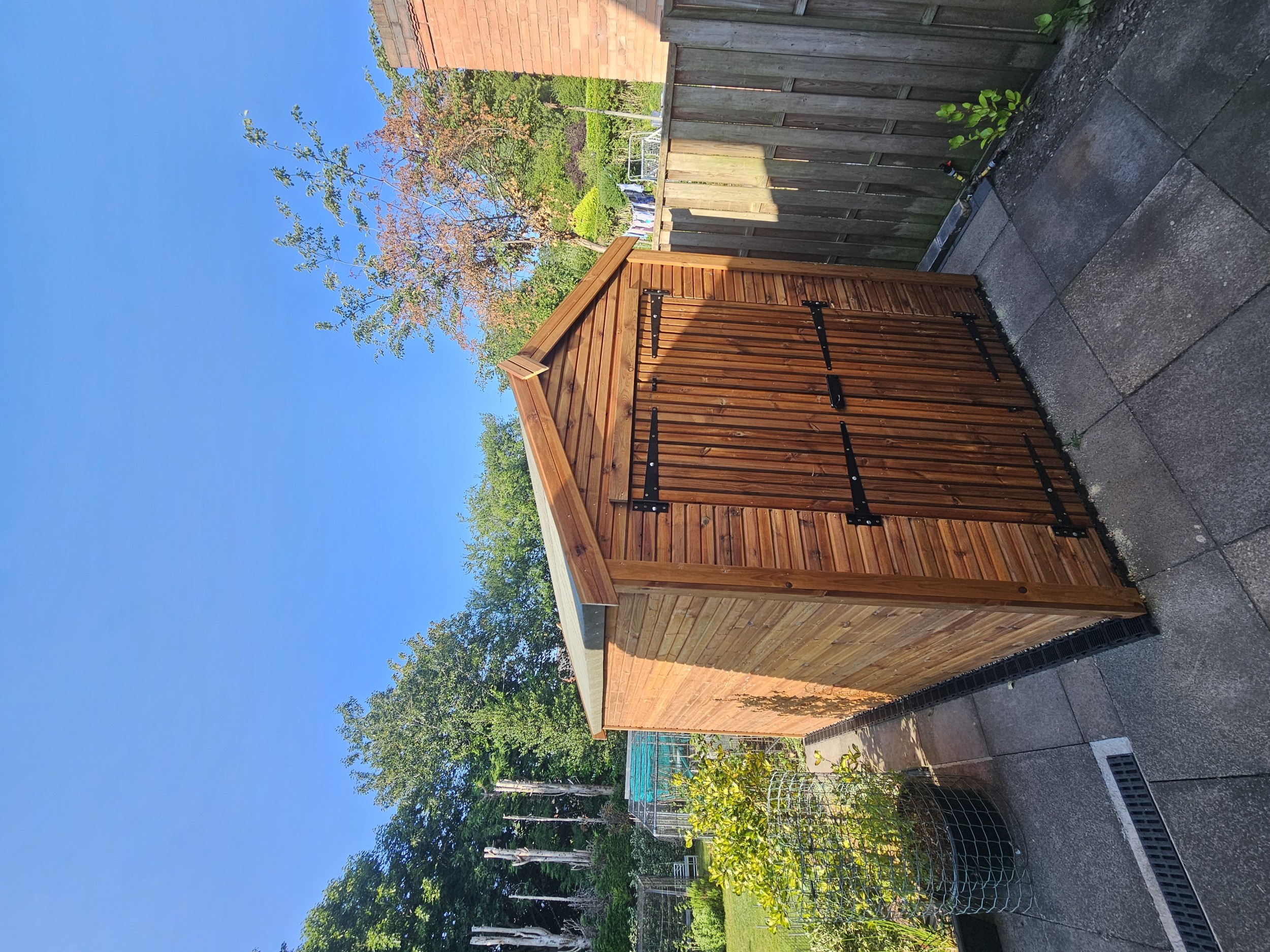 12x6 Apex shed with one extra height board