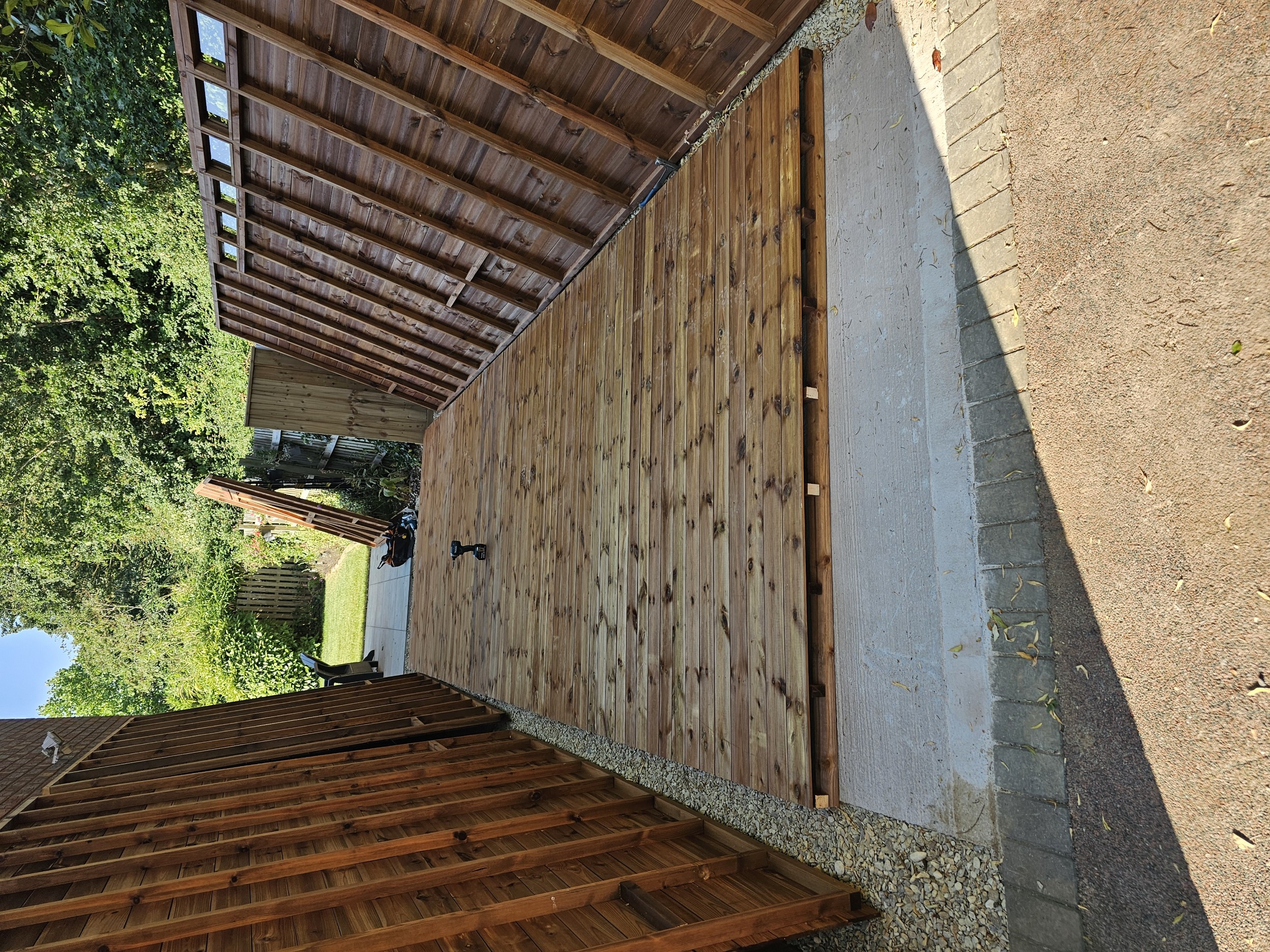 22x8 Pent f with three extra height boards