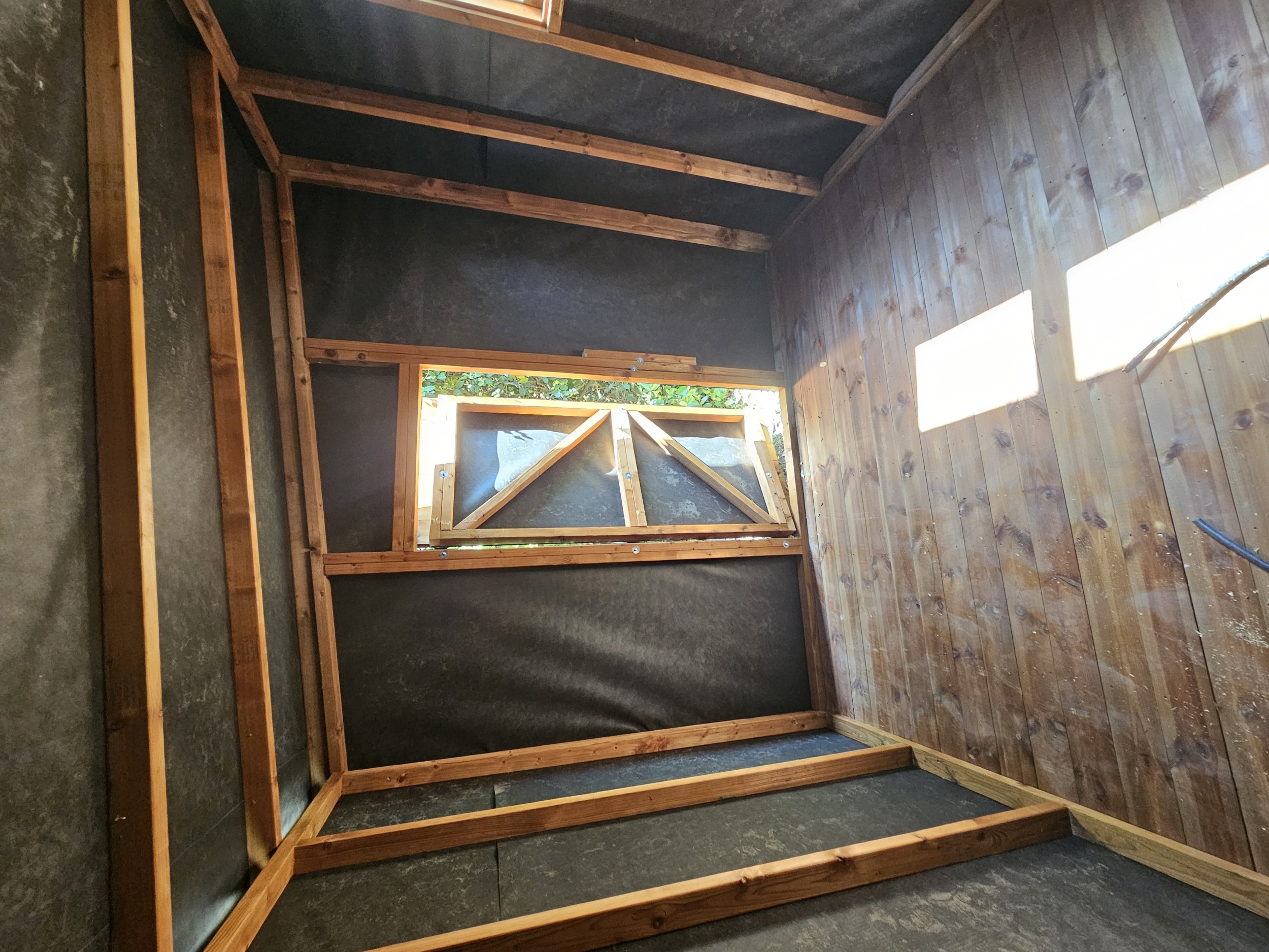 Breathable membrane internal installation