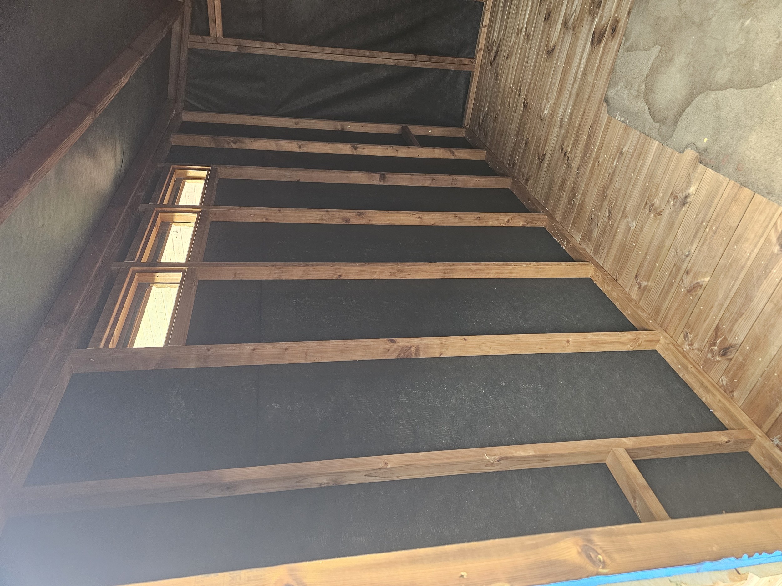 Breathable membrane internal installation
