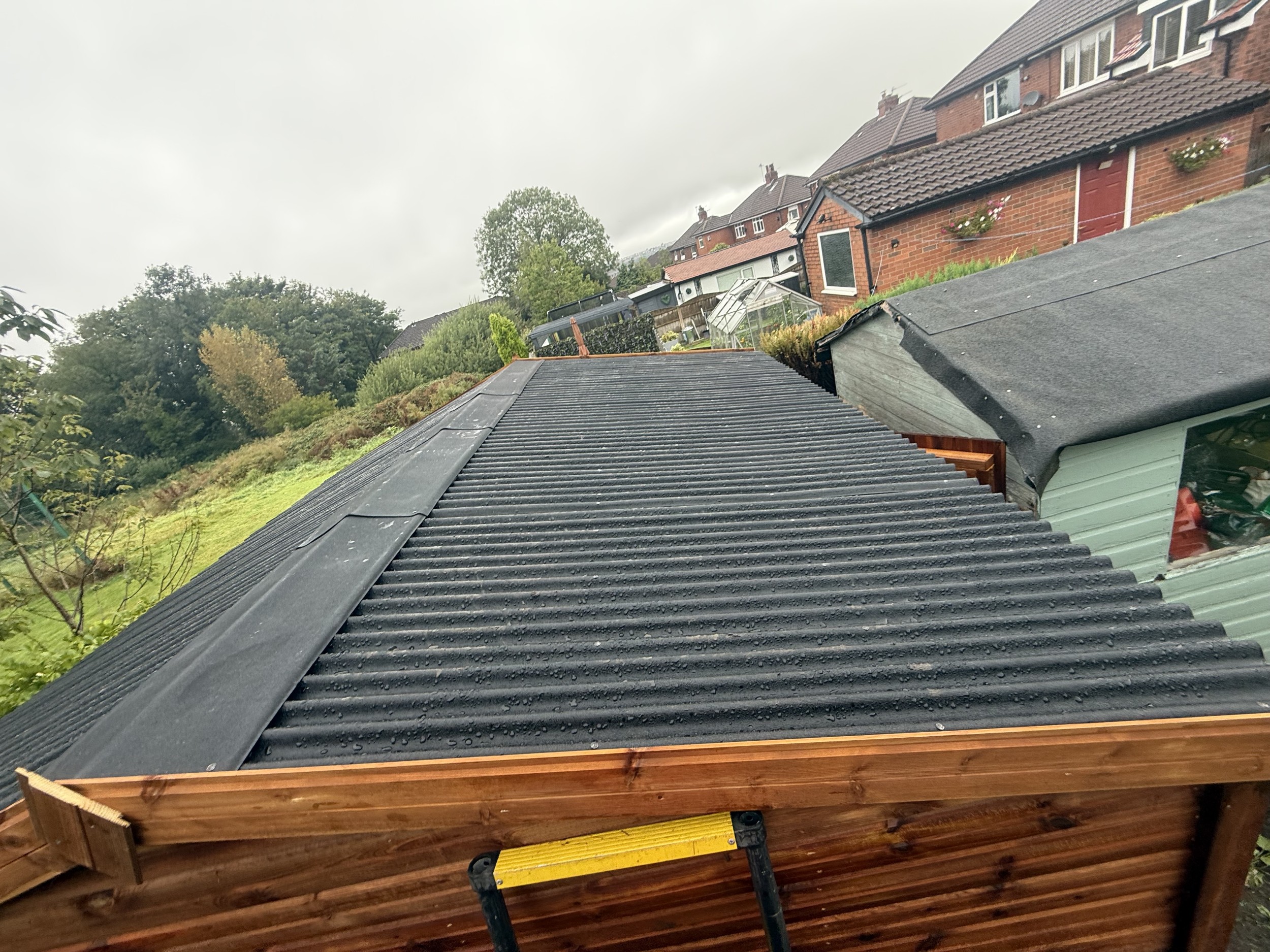 Onduline roofing